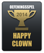 HAPPY CLOWN 2014 OEFENINGSSPEL